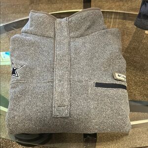 Columbia Heather Dallas Cowboy Gray Pullover